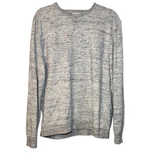 Artefact Men’s Long Sleeve Crewneck Sweater in Grey Size Large